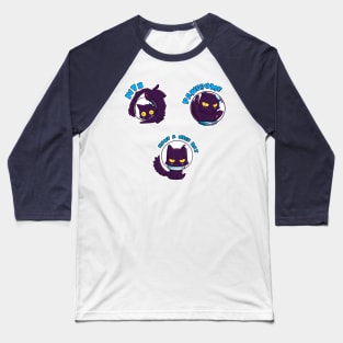 Space Cat Adventures Baseball T-Shirt